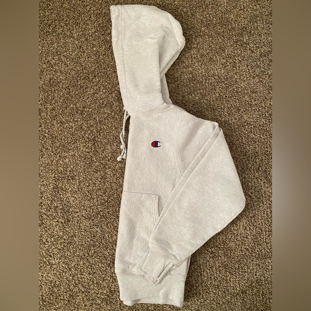 Women’s Champion Hoodie (Light Heathered Grey) - X-Small